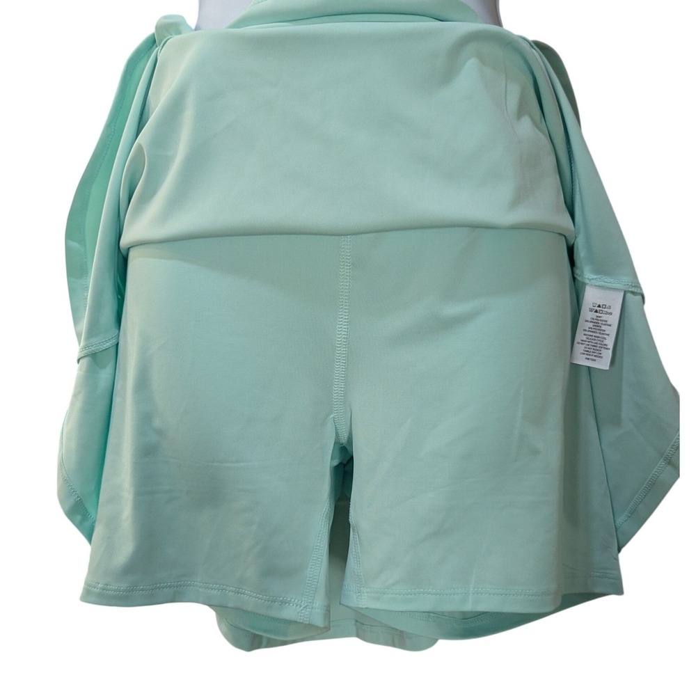 Tommy Bahama Golf Tennis Mint Green Ruffle Hem Skort Womens Large Active Skirt - Picture 3 of 7